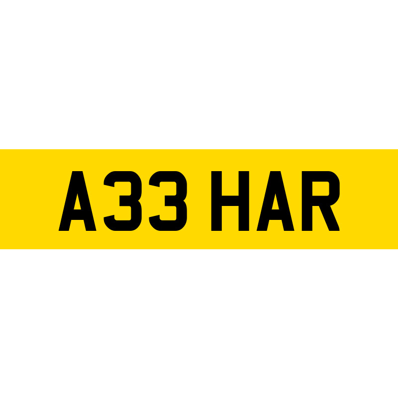 a33-har-number-plate-swiftreg