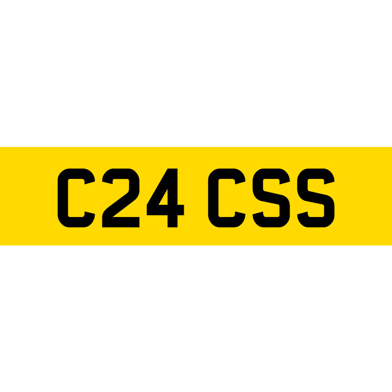 C24 CSS Number Plate | SwiftReg