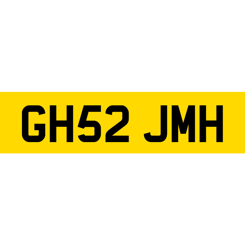 GH52 JMH Number Plate | SwiftReg