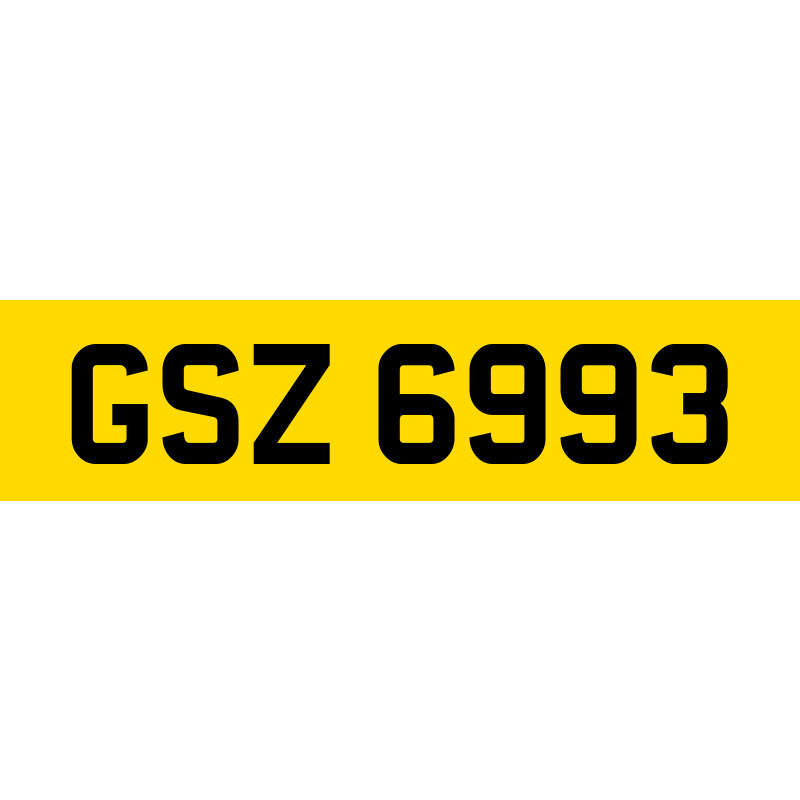 GSZ 6993 Number Plate | SwiftReg