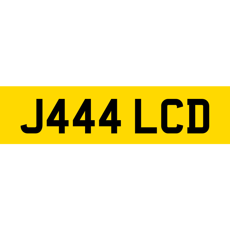 J444 LCD Number Plate | SwiftReg