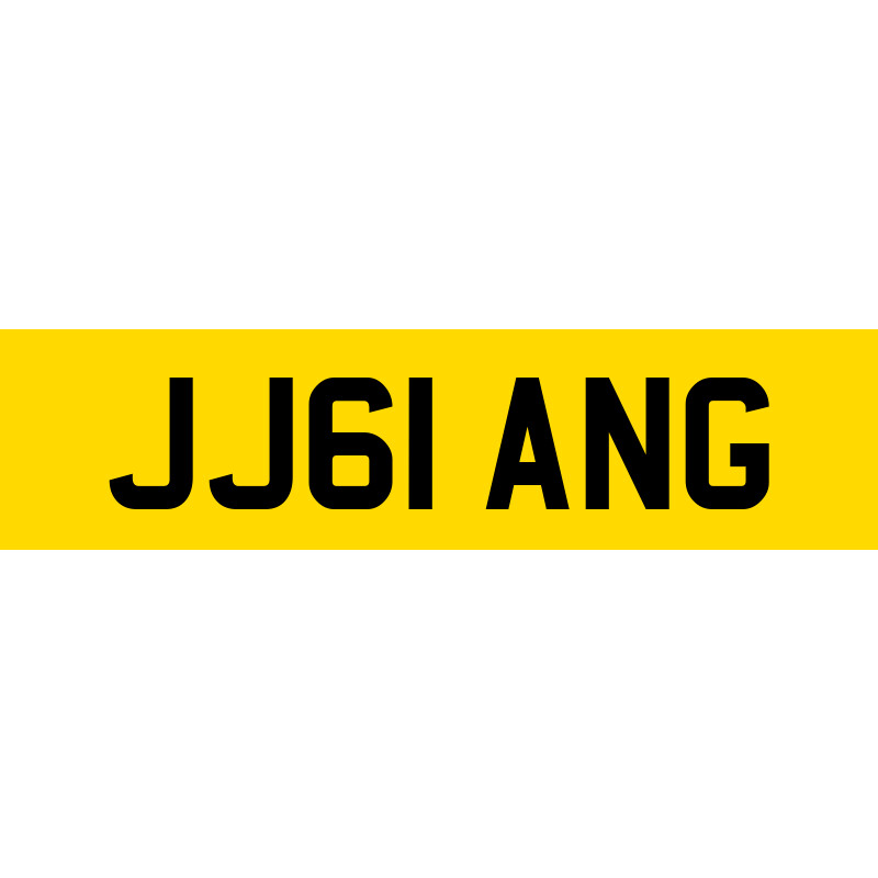 JJ61 ANG Number Plate SwiftReg