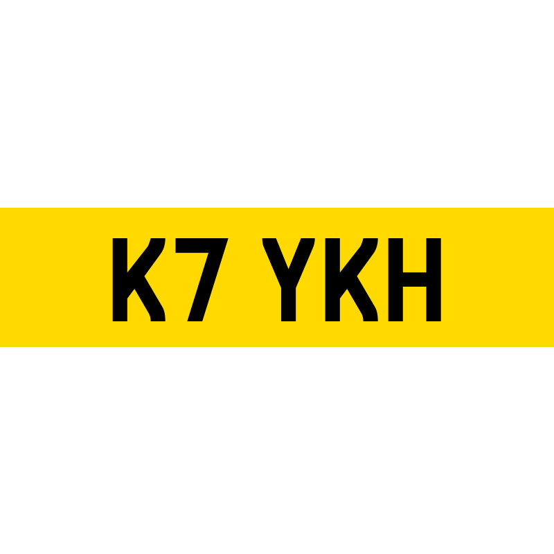 K7 YKH Number Plate | SwiftReg