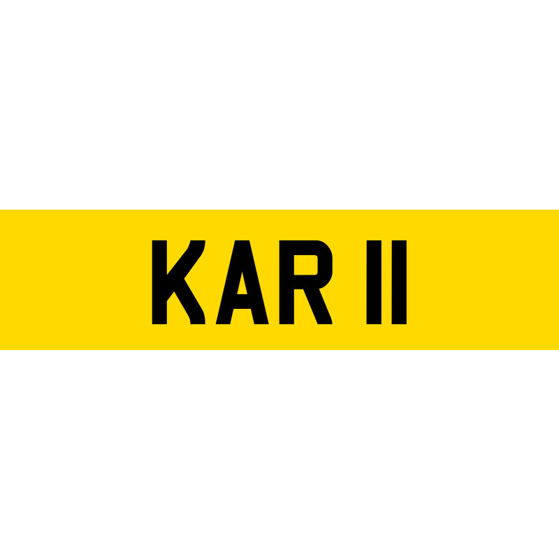 KAR 11 Number Plate | SwiftReg