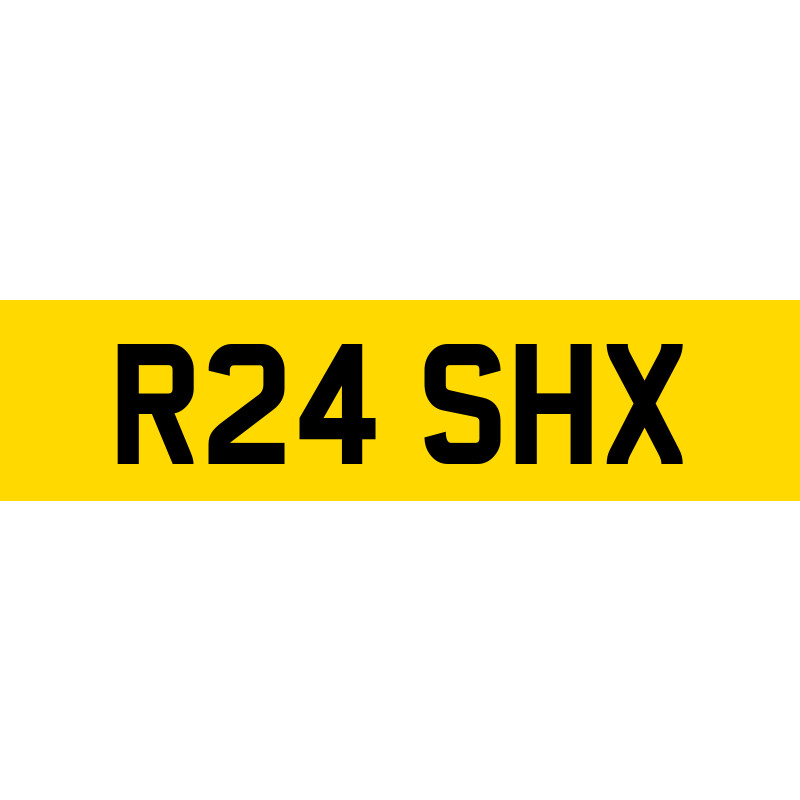 R24 SHX Number Plate | SwiftReg