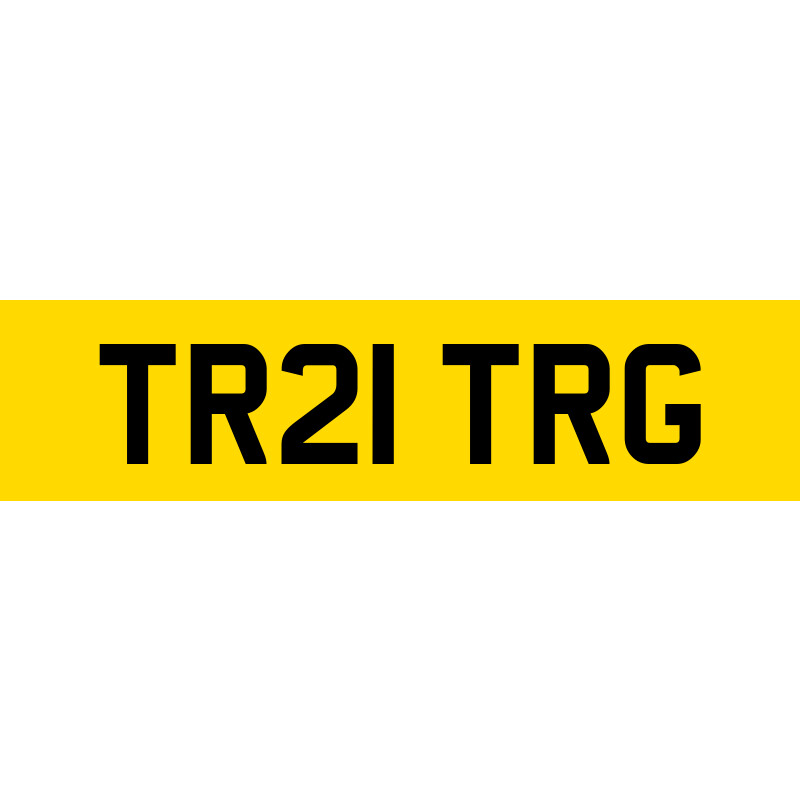 TR21 TRG Number Plate | SwiftReg