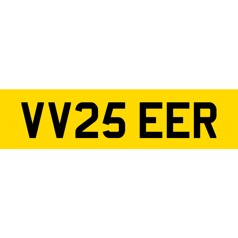 Vv Eer Number Plate Swiftreg